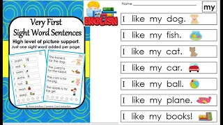 LET'S READ / VERY FIRST SIGHT WORD (BOOK 1) / I LIKE MY ...