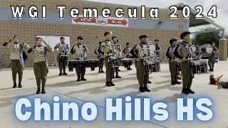 Chino Hills HS Drumline 2024 - In the Lot @ WGI Temecula Prelims