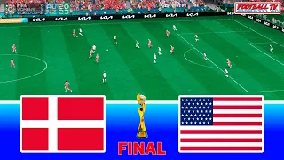 Denmark vs USA - Final FIFA Women's World Cup | Full Match All Goals | FIFA 23 Gameplay PC
