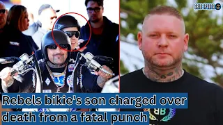 Son of Rebels bikie charged over death from fatal punch