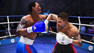 Joseph Diaz Jr vs Mercito Gesta Full Fight - Fight Night Champion Simulation