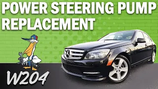 Mercedes-Benz W204 C-Class Power Steering Pump Replacement