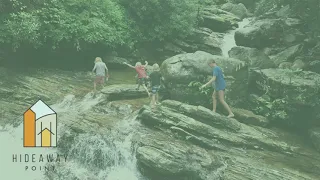 Skinny dip falls • Western North Carolina • Visit Hideaway Point