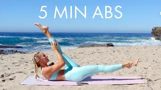 5 Min Flat Abs Challenge Workout (At Home No Equipment)