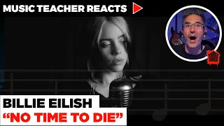 Music Teacher Reacts to Billie Eilish "No Time To Die" | Music Shed #54