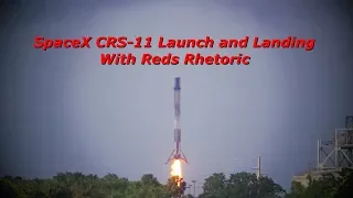 SpaceX CRS-11 Launch and Landing 6-3-17