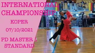 WDSF World Championship PD Master 1 Finale - Koper Slovenia 07/10/2021