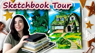 ჩემი ყველა სახატავი დღიურის ტური | 2013-2021 | Sketchbook Tour