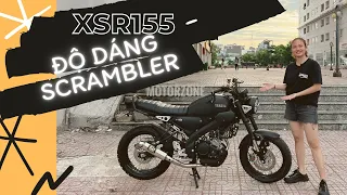 Độ bánh căm cho Yamaha XSR 155 CỰC CHẤT đúng chuẩn SCRAMBLER !?