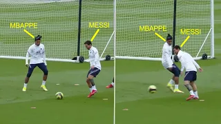 Leo Messi shows his magic in PSG training