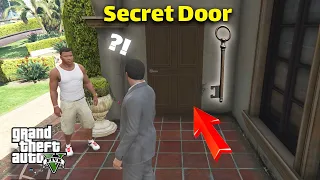 I Finally opened the secret door in Michael's house with Michael and Franklin | GTA5, GTA mods