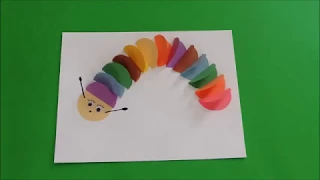 3D Caterpillar Craft for Kids | Easy Paper Craft for Kids