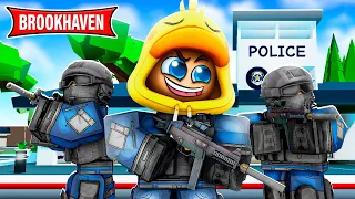 Ik Werd LID Van Het SWAT TEAM In Brookhaven! (Roblox)