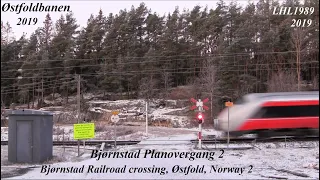 Bjørnstad Planovergang 2 / Bjørnstad Railroad crossing, Østfold, Norway 2