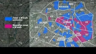 Paris: vers une vitesse limitée à 30 km/h dans le centre et l’est