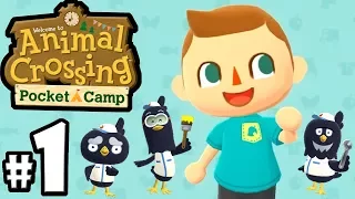 Animal Crossing Pocket Camp - Mobile Gameplay Walkthrough PART 1 - New Campsite & Character Creation