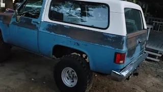 1983 Chevy K5 Blazer 400 SBC 4 speed manual.