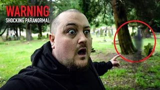 HE was SCREAMING to GET OUT in this Haunted Cemetery | Shocking Paranormal Activity