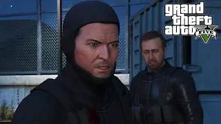 GTA 5 - БАНДА И ФБР ГРАБЯТ ВМЕСТЕ (4K 60FPS)