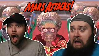 MARS ATTACKS! (1996) TWIN BROTHERS FIRST TIME WATCHING MOVIE REACTION!