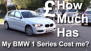 How much has my BMW F20 1 Series 116i cost me? Running costs 5 Years (low miles)