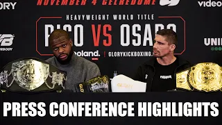 COLLISION 6: Rico Verhoeven vs. Cookie Osaro Pre-Fight Press Conference Highlights