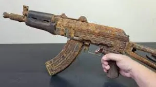 Ak restoration - gun restoration - Restoring LOADED AK47 PAP!!! Extremely Satisfying!!!