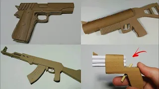 4 AMAZING CARDBOARD WEAPONS YOU CAN MAKE AT HOME