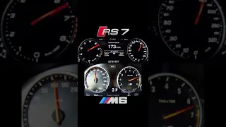 750 hp RS7 vs BMW M6 #shorts