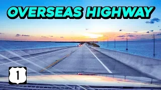 Driving OVERSEAS HIGHWAY - Florida City to Marathon - US Highway 1