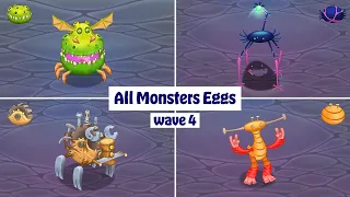 Ethereal Workshop All Eggs (wave 4) - Pentumbra, X'rt &  Full Song | My Singing Monsters