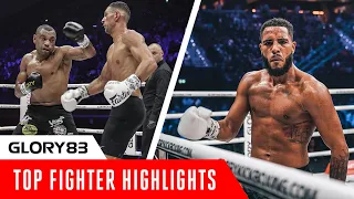 TOP-FIVE HIGHLIGHTS from GLORY 83 fighters!