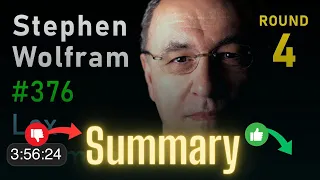 TL;DW Summary - Stephen Wolfram - ChatGPT and the Nature of Truth Reality  Computation  Lex Fridman