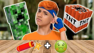 DESAFIO DO EMOJI COM MINECRAFT!! QUEM GANHOU ?