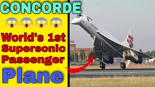 Supersonic Airplane Concorde | World's First Supersonic Plane #shorts #wemakeknowledgeable #facts