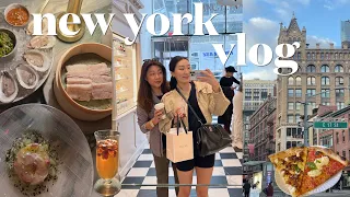 NYC VLOG🗽| what to do & eat in NYC (pizza tour, cheap bites, and everything in between) ft. mama kim