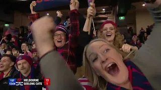 2018 AFL Elimination Final Melbourne vs Geelong 1st Qtr