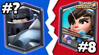 MELHORES E PIORES CARTAS LENDÁRIAS NO CLASH ROYALE!