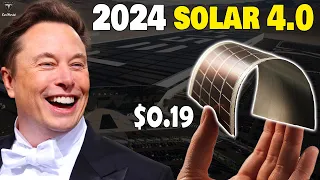 Elon Musk Revealed All New Solar Panels for 2024 Renewable Energy, Can blow your mind!