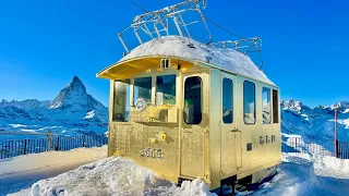 Gornergrat and Matterhorn in Zermatt