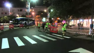 מרוץ הלילה של תל אביב 2014 | Tel Aviv night run 2014 - ראשוני המקצה השלישי מגיעים להבימה