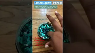 Elmers gue mermaid slimes!! (Part 4) #shorts