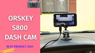 ORSKEY S800 Dual Dash Cam Review & How To Use | Top Dual Dash Cam