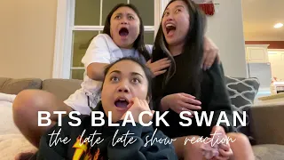 BTS BLACK SWAN THE LATE LATE SHOW WITH JAMES CORDEN REACTION