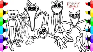 POPPY PLAYTIME CHAPTER 3 New Coloring Pages / How to Color All New Big Bosses and Monsters