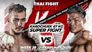 Mohammad Barghi VS Man Ye Kyaw Swar | SUPER FIGHT KARD CHUEK | THAI FIGHT LEAGUE #28