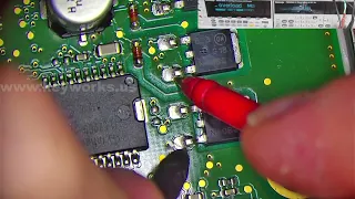 Board level electronics repair on Mercedes-Benz C-Class SIM271 ECU