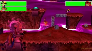 Crash Twinsanity (2004) Bandicoot Pursuit with healthbars (Edited By @KobeW2001)