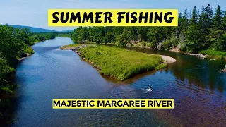 Summer Fishing Beautiful Margaree River | ONE HOUR DOCUMENTARY