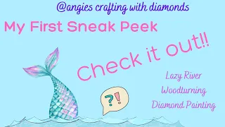 MY 1ST SNEAK PEEK !! Diamond Painting - Unboxing - Aquamarine - Mermaid
